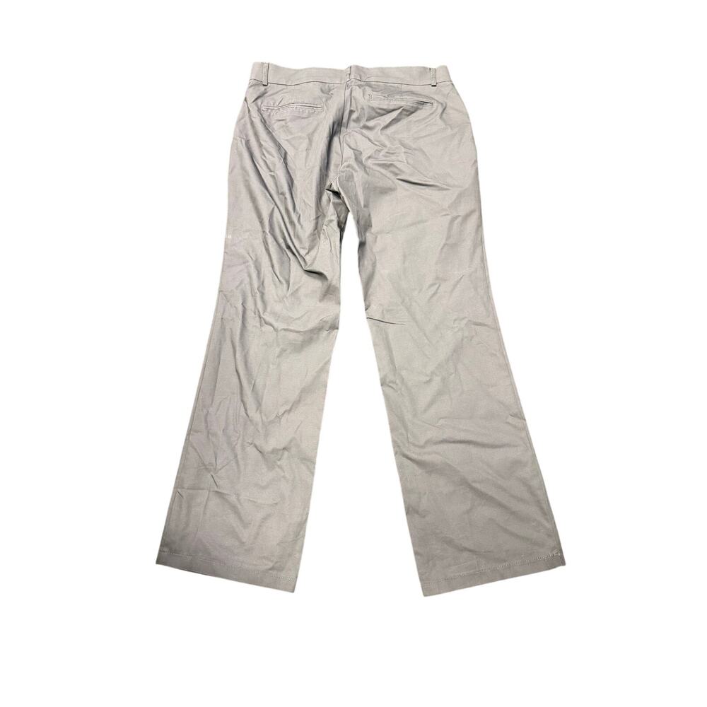 Dockers Women’s Pants Size 14M Gray Stretch Straight Leg Casual Chino Trousers